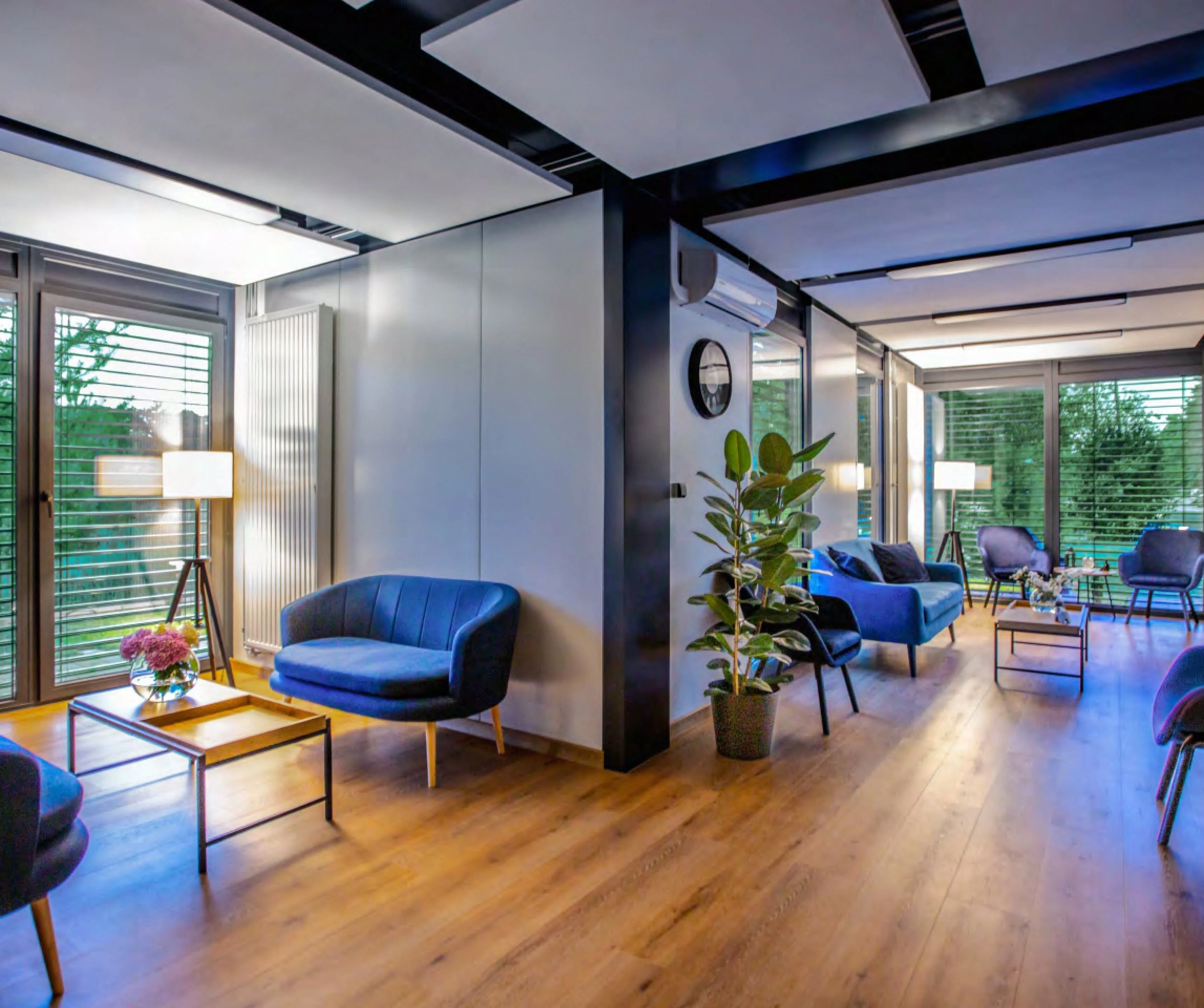 Office Facility additional view 2 - Detailed view of modular construction project